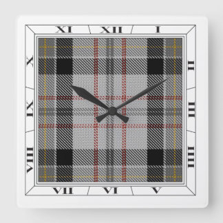 Horloge murale de tartan de Harris