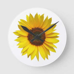 Horloge murale de tournesol