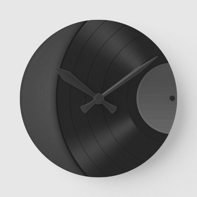 Horloge murale de vinyle (Recto)