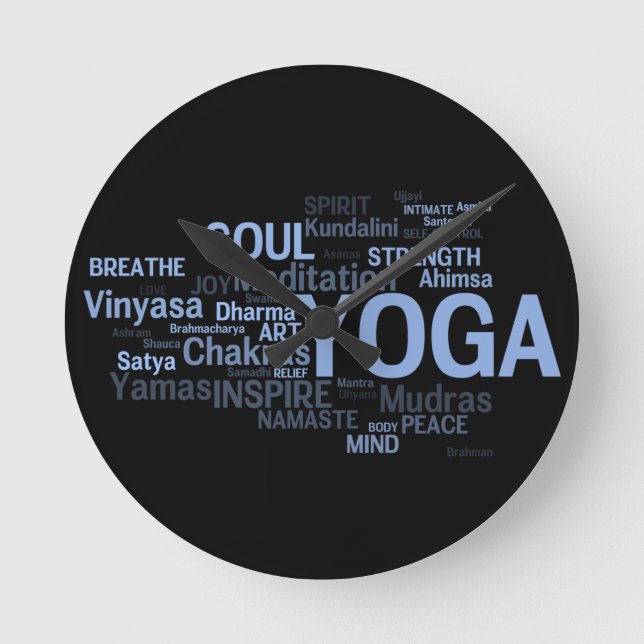 Horloge murale de YOGA (Recto)