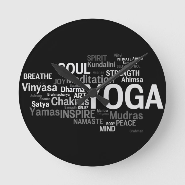 Horloge murale de YOGA (Recto)