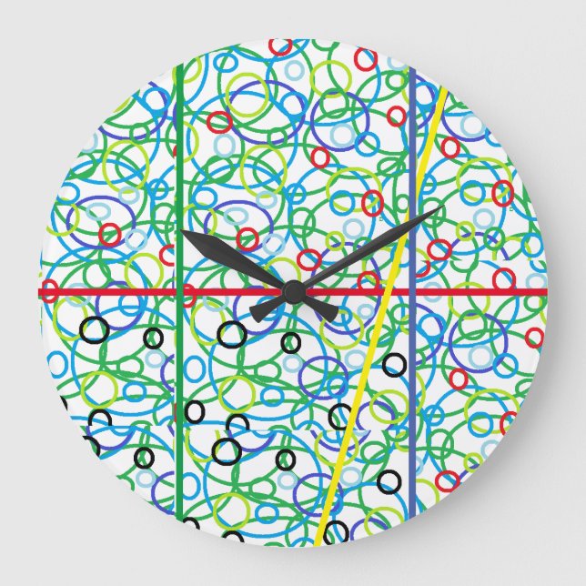 Horloge murale décorative pour chambre ou salle de (Recto)