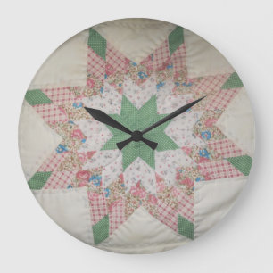 Horloge murale d'édredon