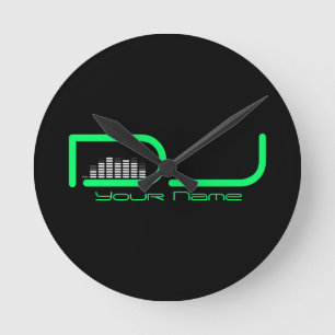 Horloge murale d'égaliseur du DJ