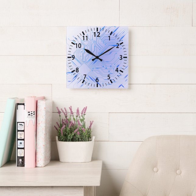 Horloge murale d'élégance de la carte (Salle de lecture)