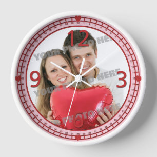 Horloge murale des amoureux