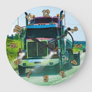 Horloge murale des conducteurs de camions-citernes