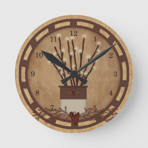 Horloge murale des feux de branche