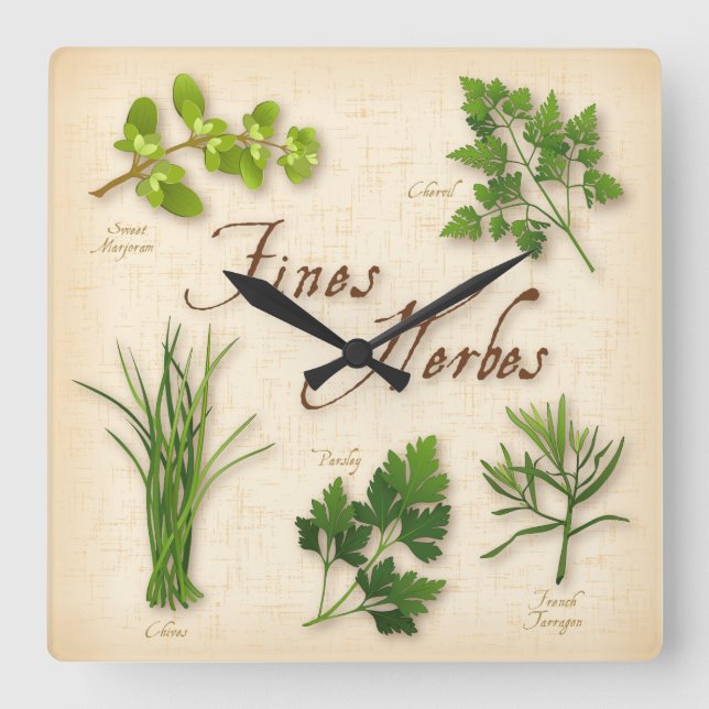Horloge murale des Herbes (Recto)