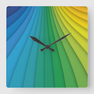 Horloge murale des lignes Abstraites