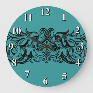 Horloge murale des monstres liés