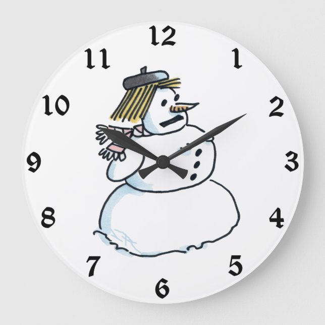 Horloge murale des neiges (Recto)