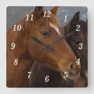 Horloge murale des triplets du cheval