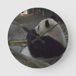 Horloge murale d'ours panda