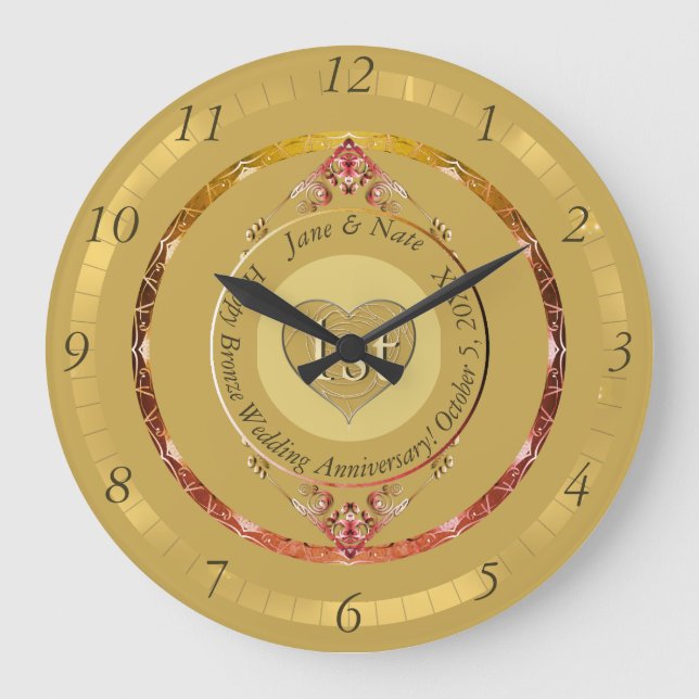 Horloge murale du 1er ou 50e anniversaire d'or (Recto)