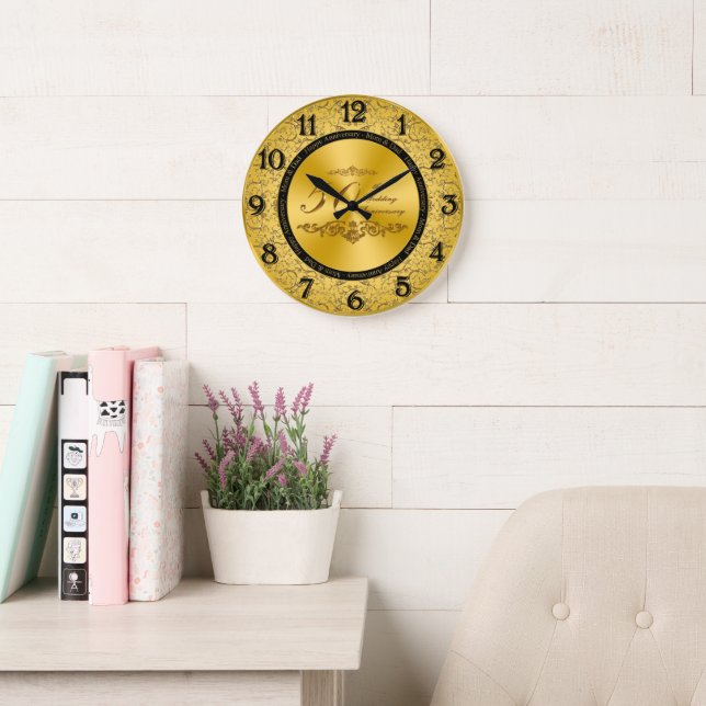 Horloge murale du 50e anniversaire du Mariage (Salle de lecture)