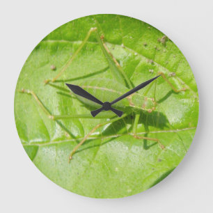 Horloge murale du camouflage vert