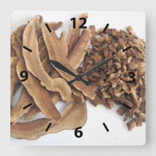 Horloge murale du champignon Reishi