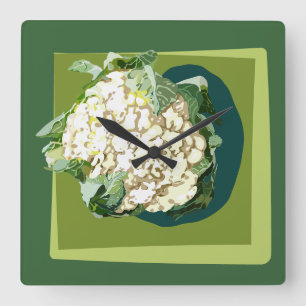 Horloge murale du chou-fleur