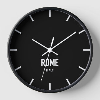 Horloge murale du fuseau horaire de Rome