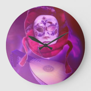 Horloge murale du joueur de oud arabe