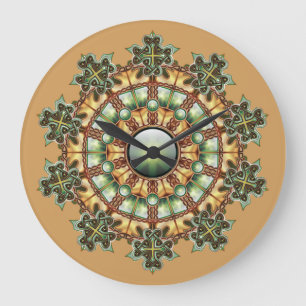 Horloge murale du mandala #1