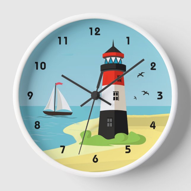 Horloge murale du phare (Recto)
