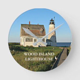 Horloge murale du phare de Wood Island Maine