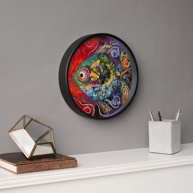 Horloge murale du poisson (Bureau)