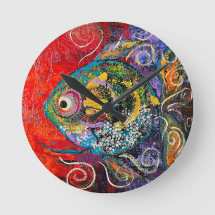 Horloge murale du poisson
