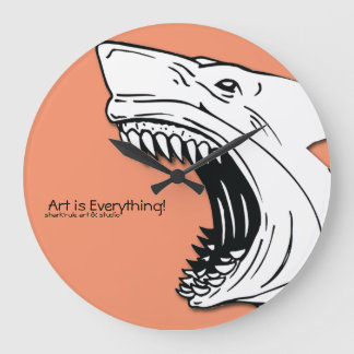 Horloge murale du requin