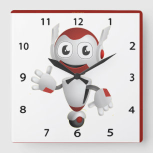 Horloge murale du robot