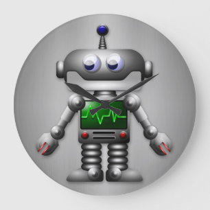 Horloge murale du robot