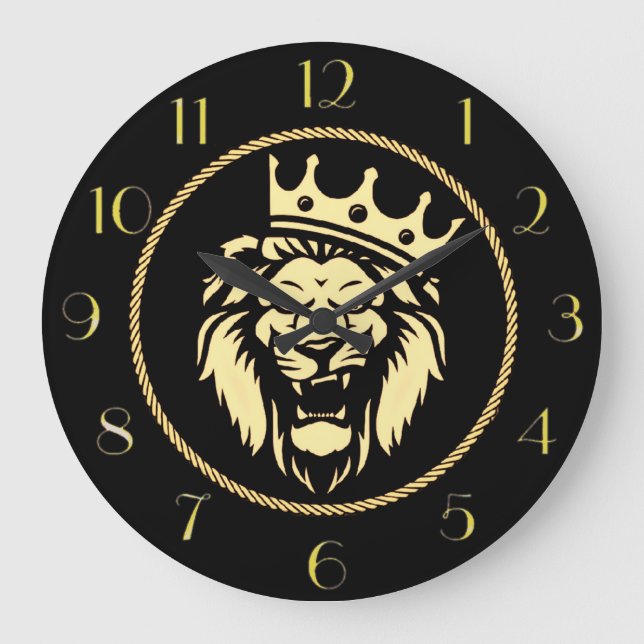 Horloge murale du roi lion (Recto)