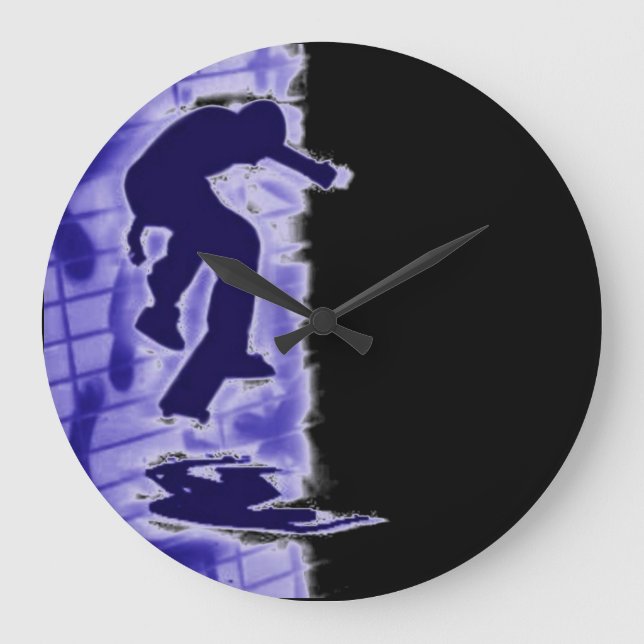 Horloge murale du ski (Recto)