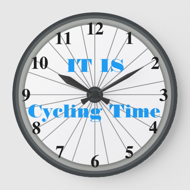 Horloge murale du vélo (Recto)