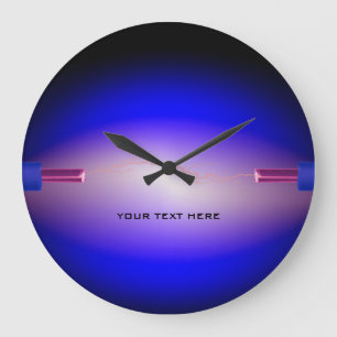 Horloge murale électrique d'affaires d'électricien