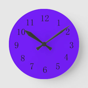 Horloge murale électrique Indigo Blue Kitchen