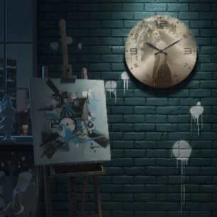 Horloge murale Élégance Hantée