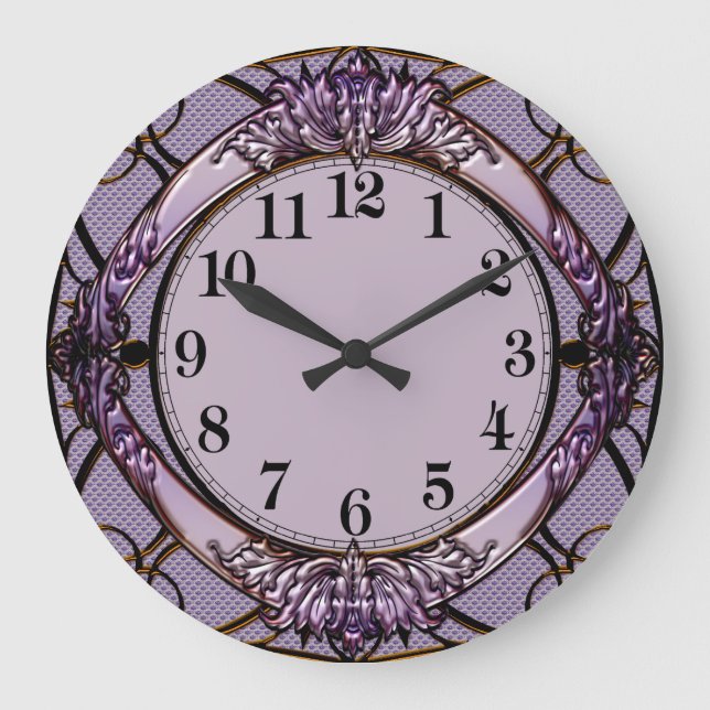 Horloge murale élégante décorative (Recto)