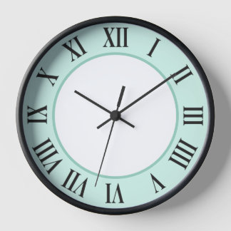 Horloge murale élégante – Vert