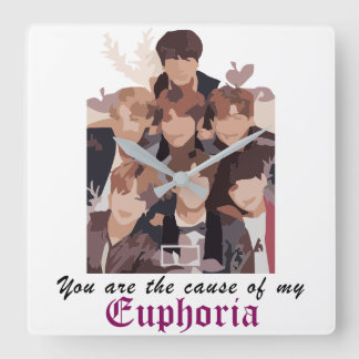 Horloge murale en acrylique