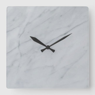 Horloge murale en acrylique Carré de 10,75 po