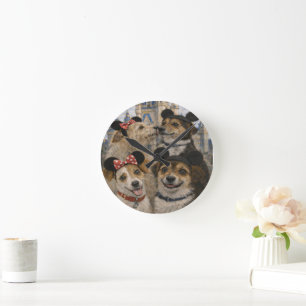 Horloge murale en acrylique d'art de compagnie per