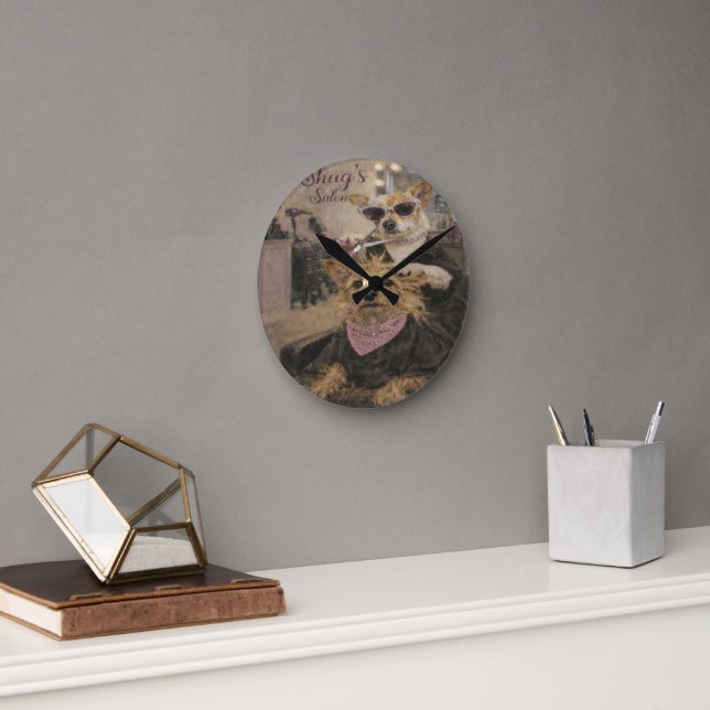 Horloge murale en acrylique d'art de compagnie per (Bureau)