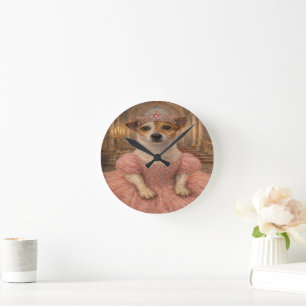 Horloge murale en acrylique d'art de compagnie per