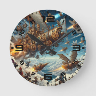 Horloge murale en acrylique de 8 pouces à thème St