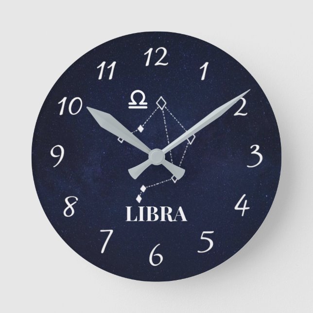 Horloge murale en acrylique de la Constellation de (Recto)