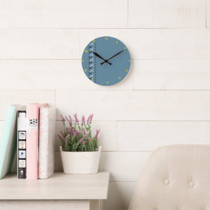 Horloge murale en acrylique ElmaraldNoir Tide