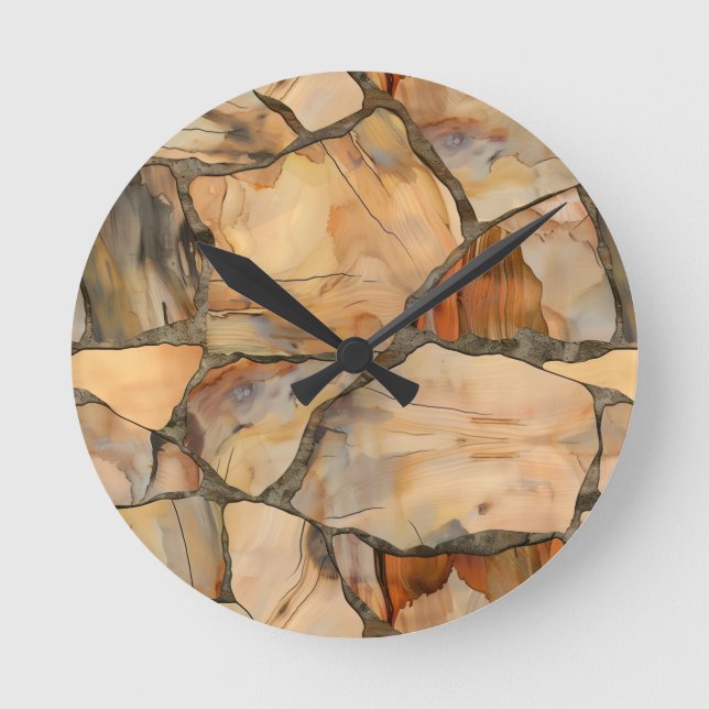 Horloge murale en acrylique ronde 8 pouces personn (Recto)